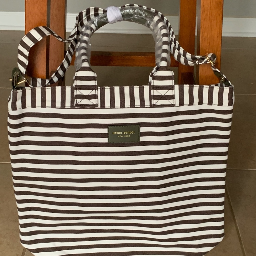 Henri Bendel Centennial Stripe Magazine Tote